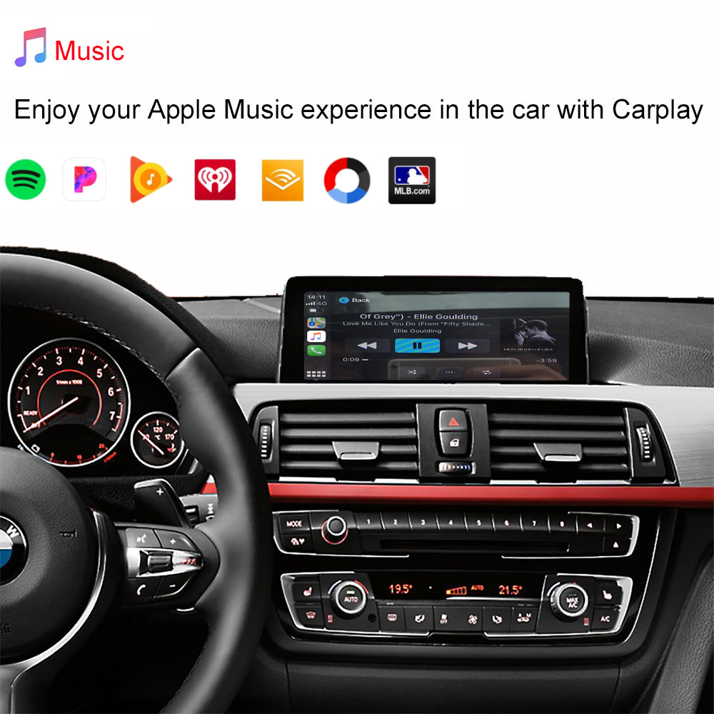 BMW Wireless Carplay and Android Auto Box with 360 view, navigation, mirroring