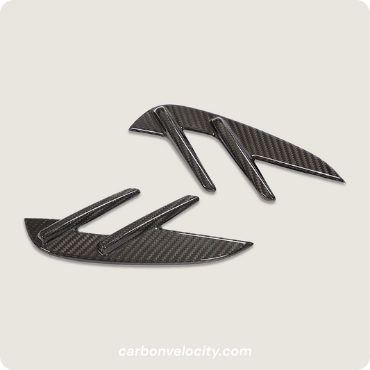 Dry Carbon Fiber Side Vent Trims for BMW G80 M3