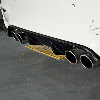 Carbon Fiber 3D Rear Bumper Lip for BMW F80 M3 4Dr & F82 M4 2Dr - Enhanced Durability