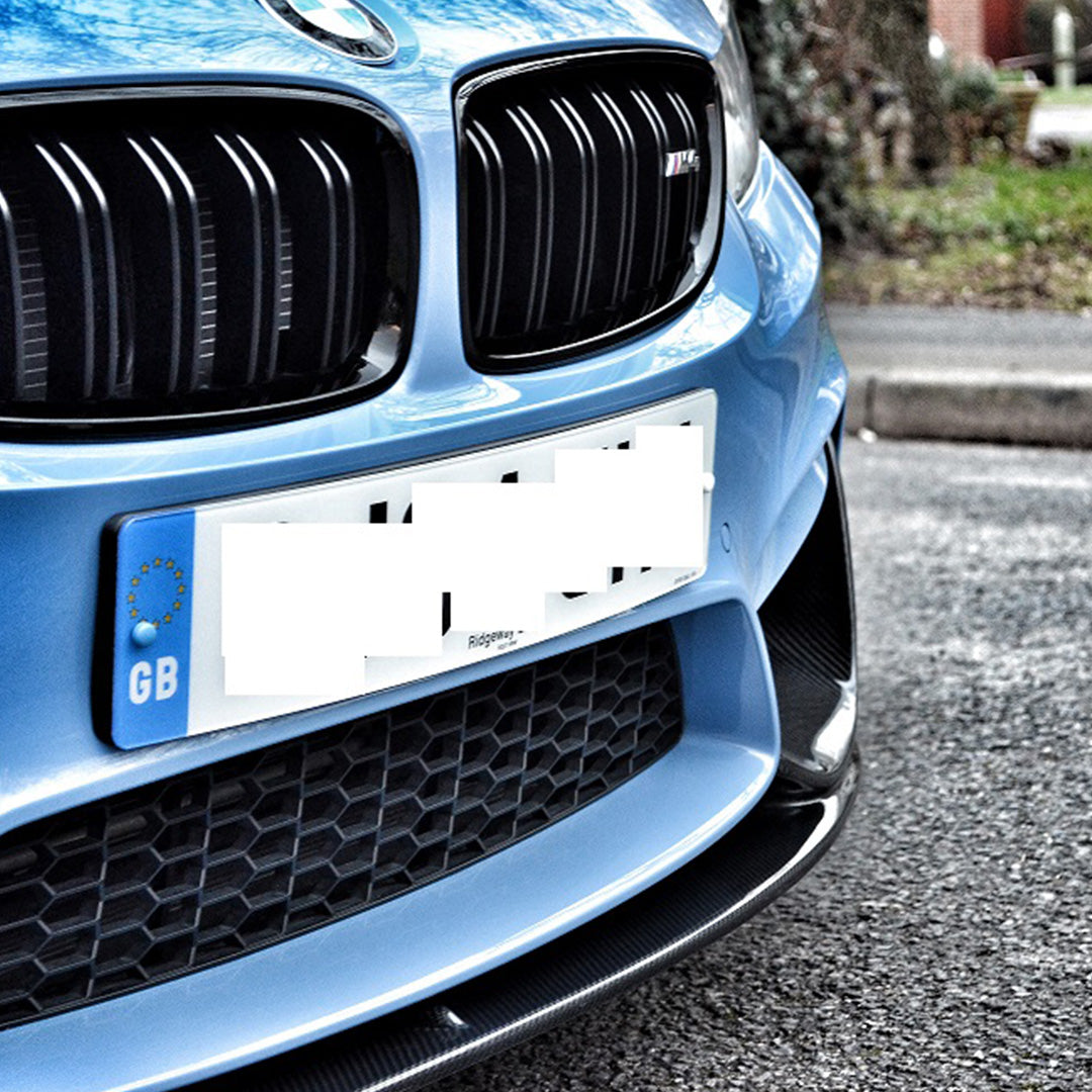 Carbon Fiber Front Lip Spoiler for BMW M3, M4 (F80, F82, F83) - Enhanced Aerodynamics & Style