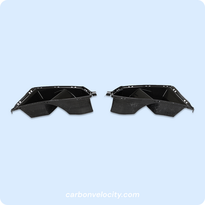 Dry Carbon Fiber Front Bumper Vents for BMW G82 M4