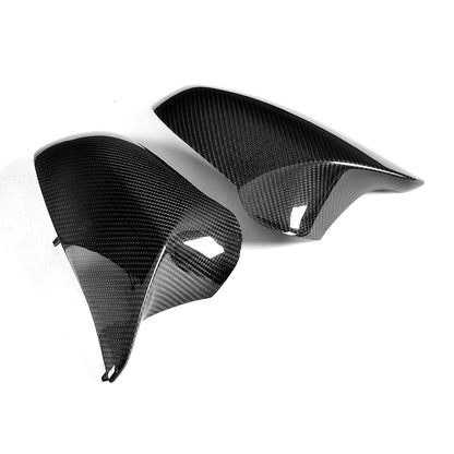 Carbon Fiber Side Mirror Covers for BMW M3 M4 F80 F82 F83, Aftermarket LHD Only Caps