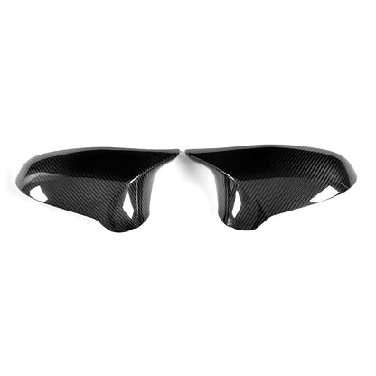 Carbon Fiber Side Mirror Covers for BMW M3 M4 F80 F82 F83, Aftermarket LHD Only Caps