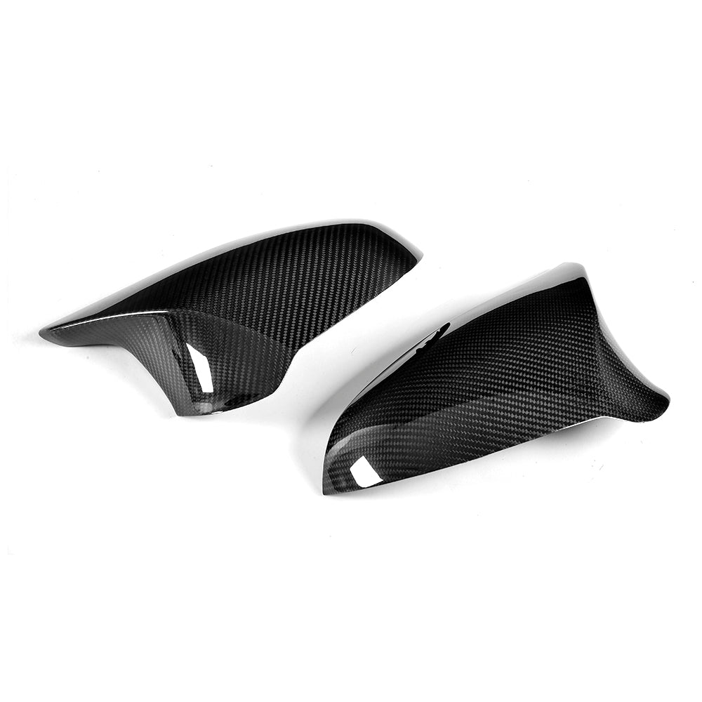 Carbon Fiber Side Mirror Covers for BMW M3 M4 F80 F82 F83, Aftermarket LHD Only Caps