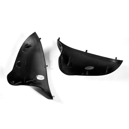 Carbon Fiber Side Mirror Covers for BMW M3 M4 F80 F82 F83, Aftermarket LHD Only Caps