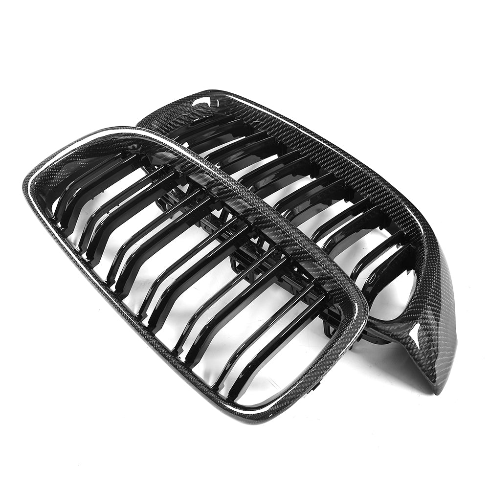 Carbon Fiber & ABS Front Grill for BMW 3/4 Series - Compatible with F32 M4, F33  M4, F36  M4, F82 M4, F83 M4, F80 M3 Models