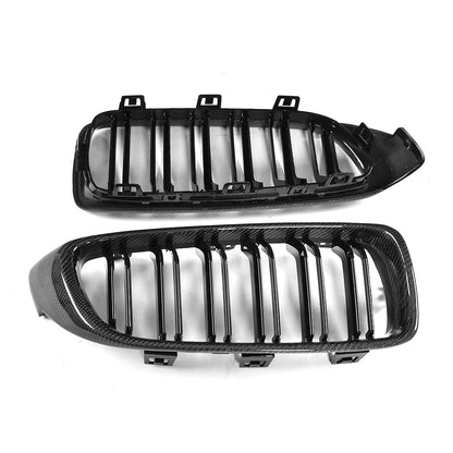 Carbon Fiber & ABS Front Grill for BMW 3/4 Series - Compatible with F32 M4, F33  M4, F36  M4, F82 M4, F83 M4, F80 M3 Models