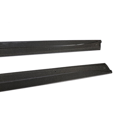 Carbon Fiber Side Skirts Extension for BMW F80 M3 3 Series Sedan 4-Door - High-Performance Aerodynamics