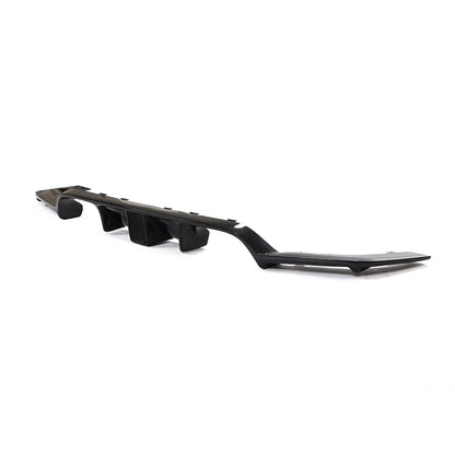 Carbon Fiber Rear Bumper Lip Spoiler Diffuser with Integrated Lamp for BMW M3 F80, M4 F82/F83 - Standard & Convertible