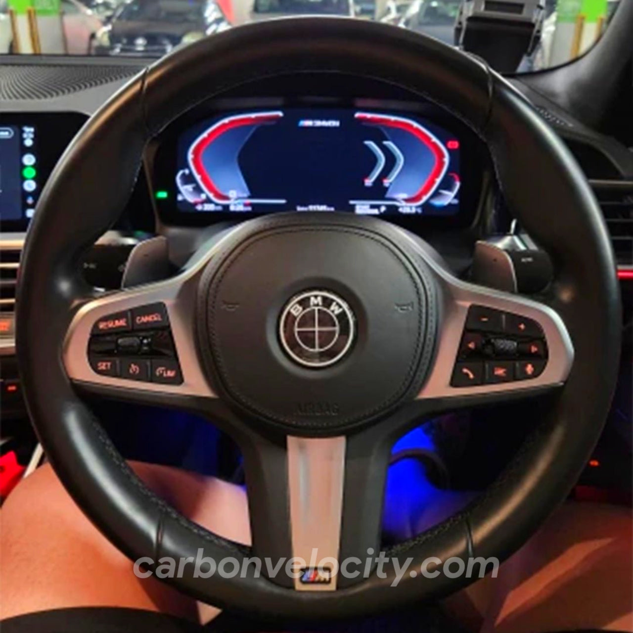 Carbon Fiber Roundel for Hood, Trunk, Steering Wheel & Alloys