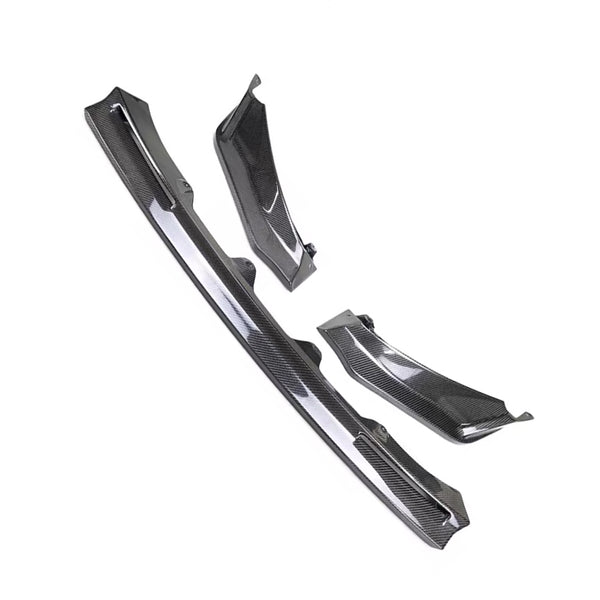 V Style Carbon Fiber Front Lip Spoiler for BMW 3 4 Series G80 M3 G82 G83 M4, M4 Competition 2021+