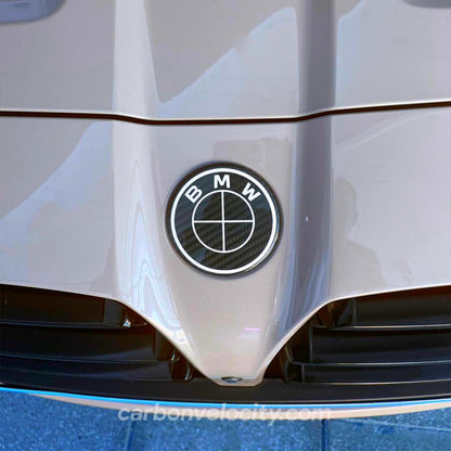 Carbon Fiber Roundel for Hood, Trunk, Steering Wheel & Alloys - Carbon Velocity - Premium BMW Mods & Carbon Fiber Aftermarket Accessories