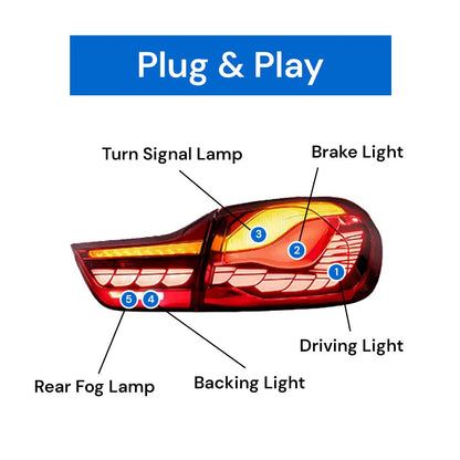 GTS Style OLED Taillights - 3 Series, 4 Series