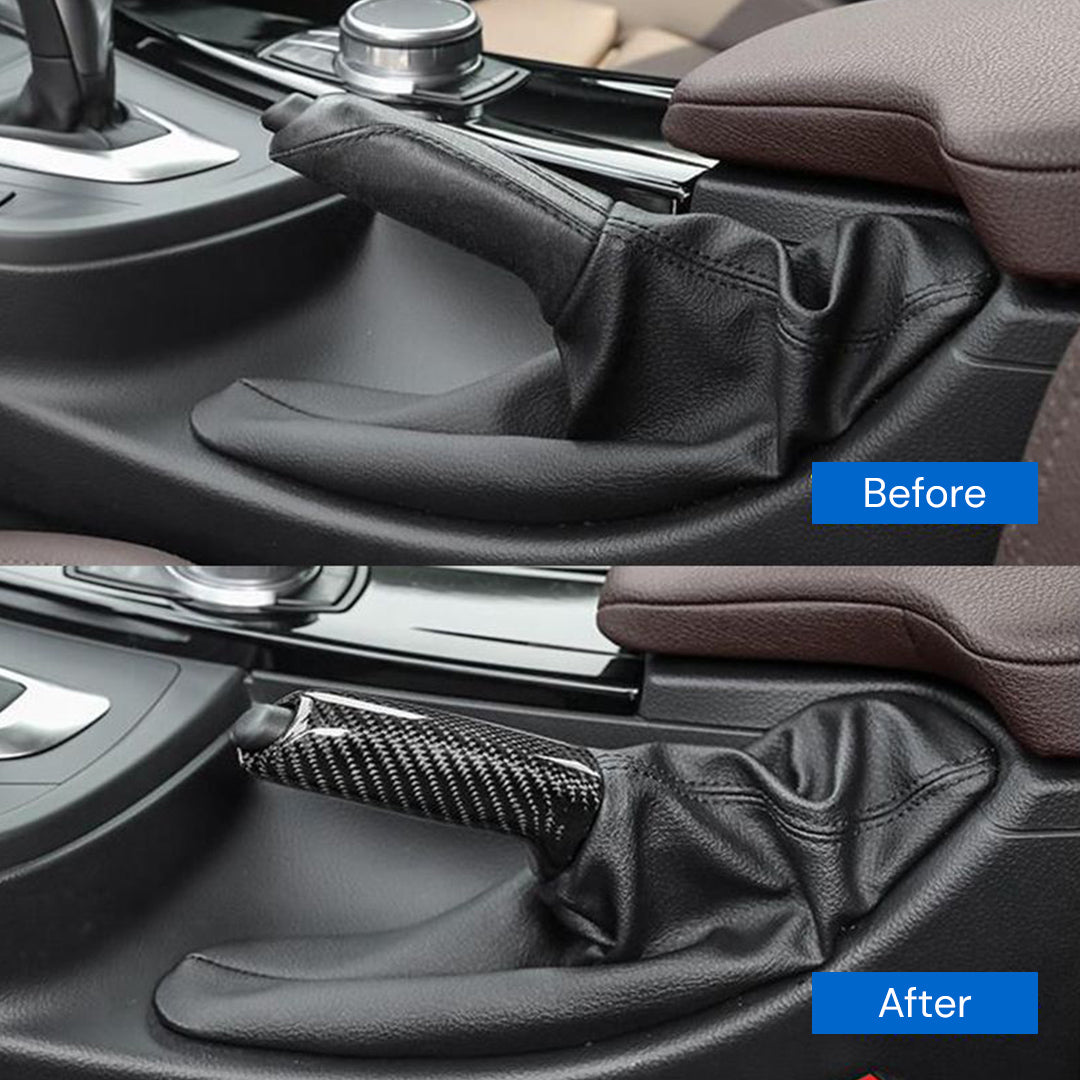 Hand Brake Handle Cover ABS(Carbon Fiber Look) - Carbon Velocity - Premium BMW Mods & Carbon Fiber Aftermarket Accessories