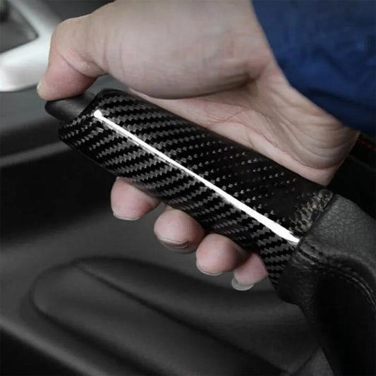 Hand Brake Handle Cover ABS(Carbon Fiber Look)